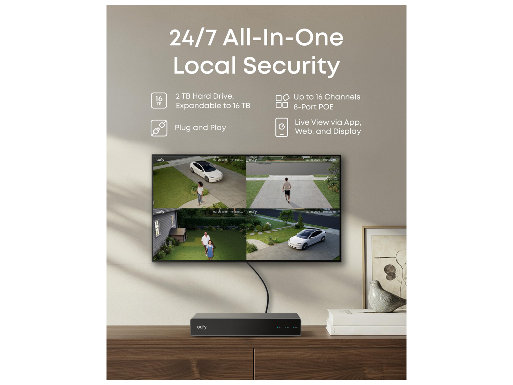 Eufy Network Video Recorder S4 for Home Security Cameras - Best Prices Eufy Network Video Recorder S4 for Home Security Cameras - Best Prices