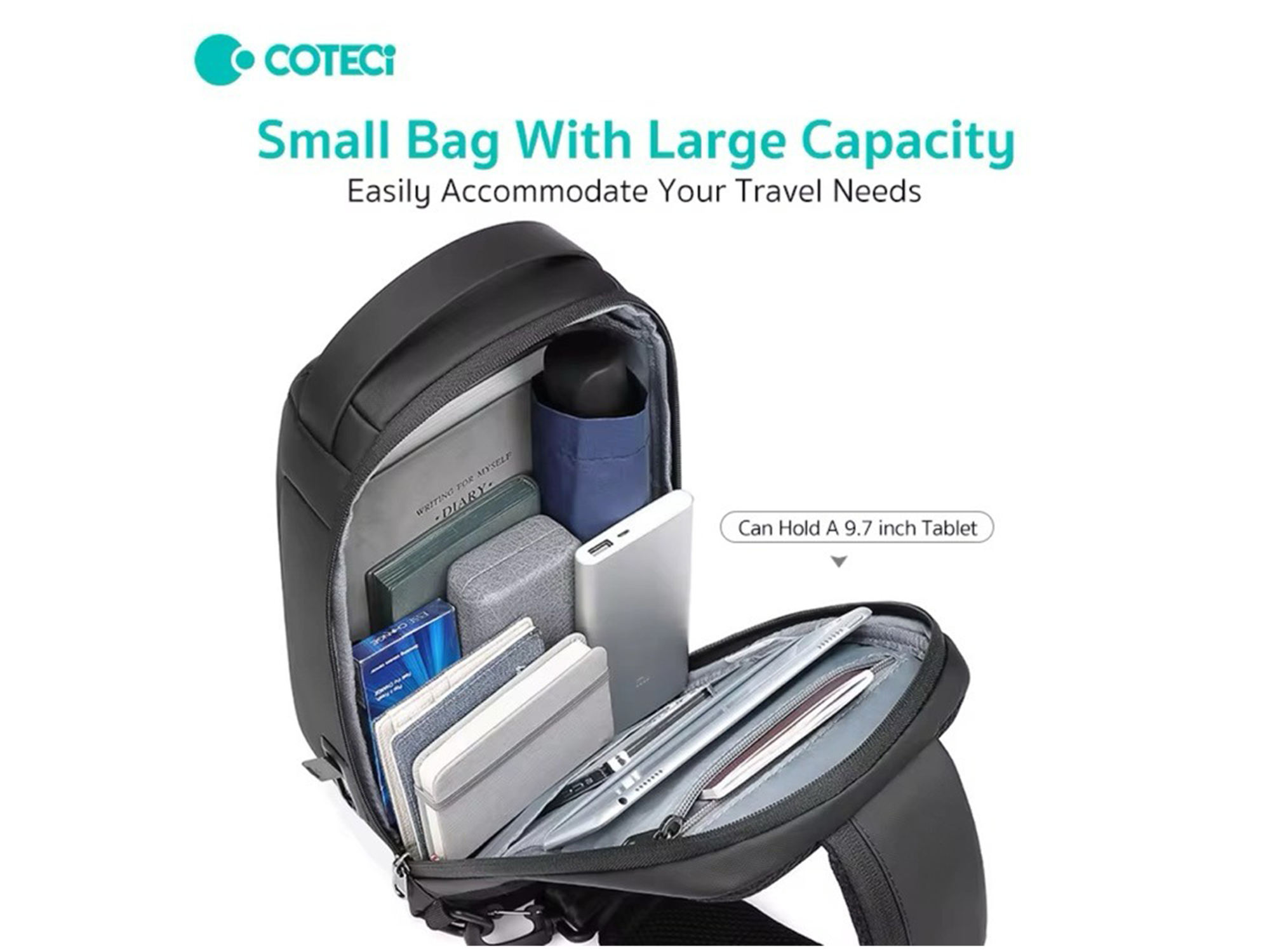 COTECi Combination Lock Crossbody Bag - Best Prices