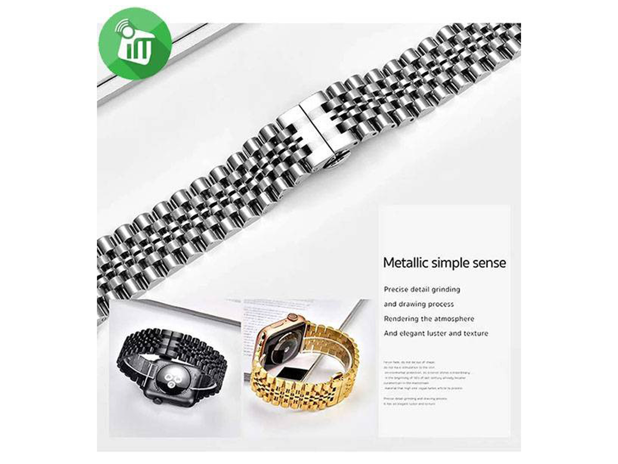 COTECi W27 Zhuo yue Stainless Steel  APPLE WATCH BAND - Best Prices