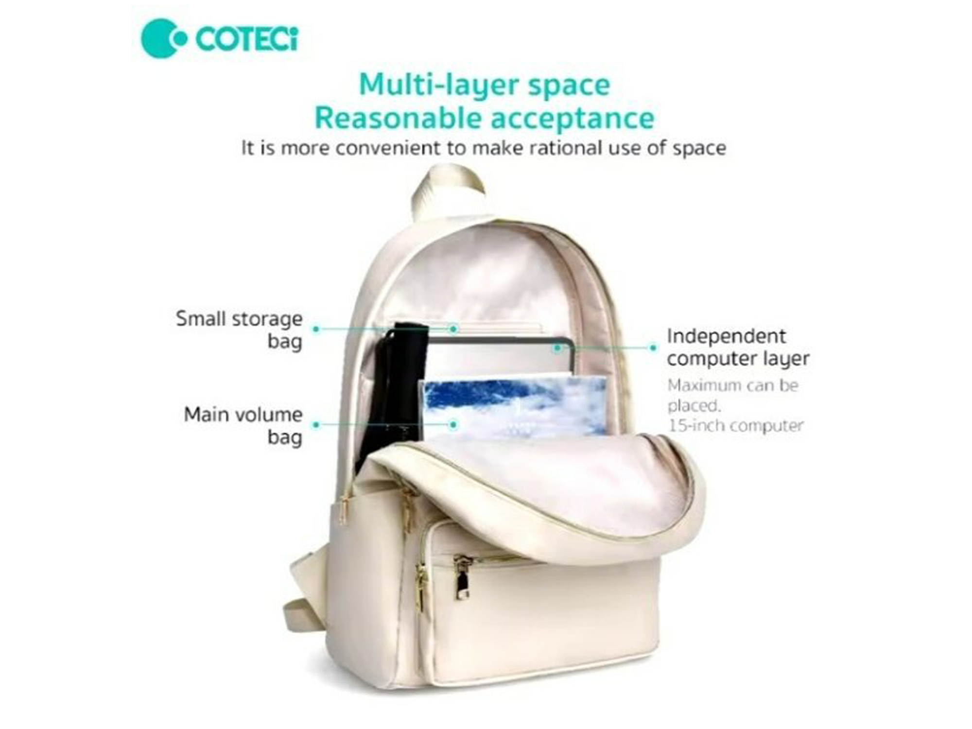COTECi Nylon Series Double Shoulder Bag - Best Prices