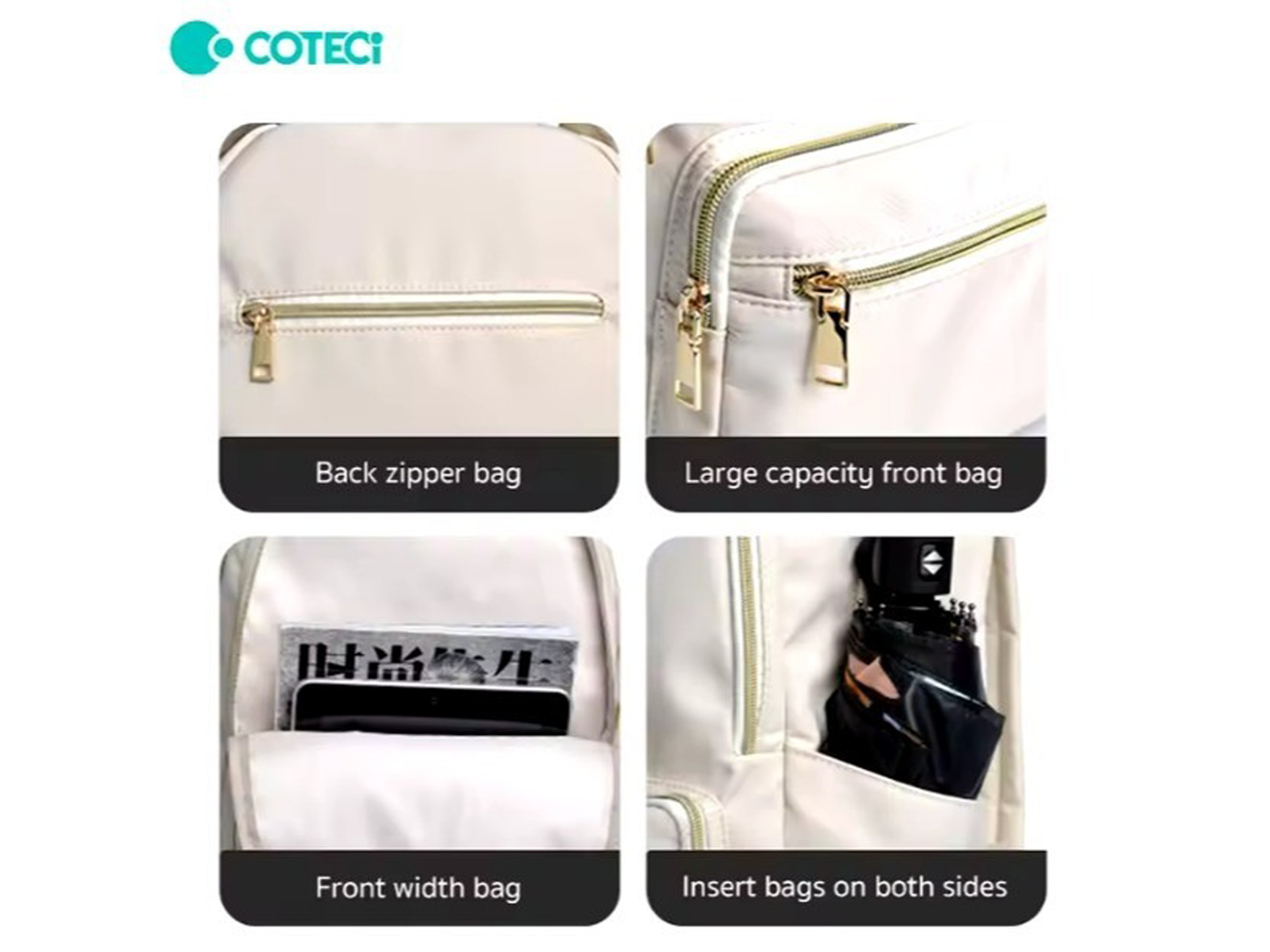 COTECi Nylon Series Double Shoulder Bag - Best Prices