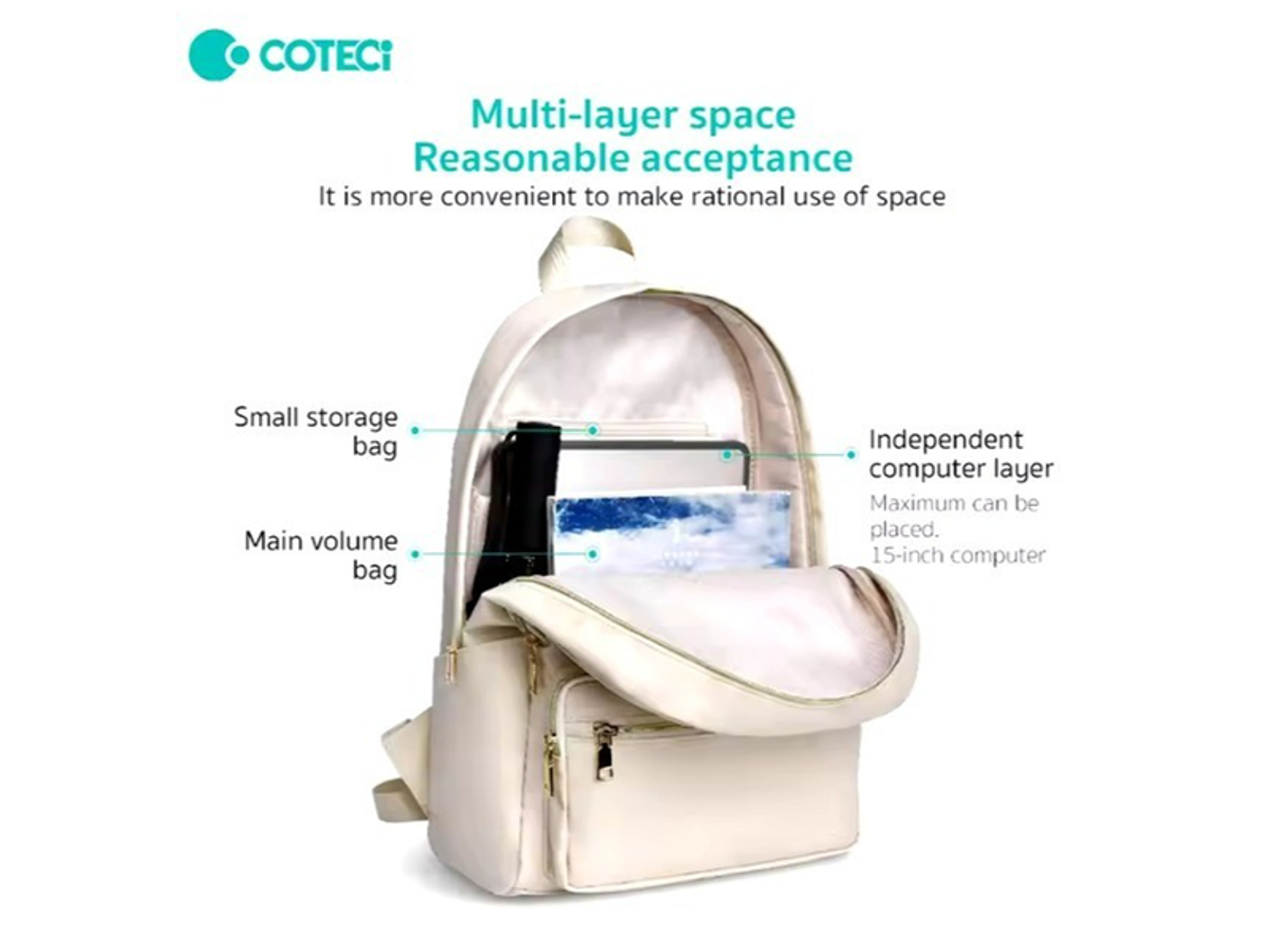 COTECi Nylon Series Double Shoulder Bag - Best Prices