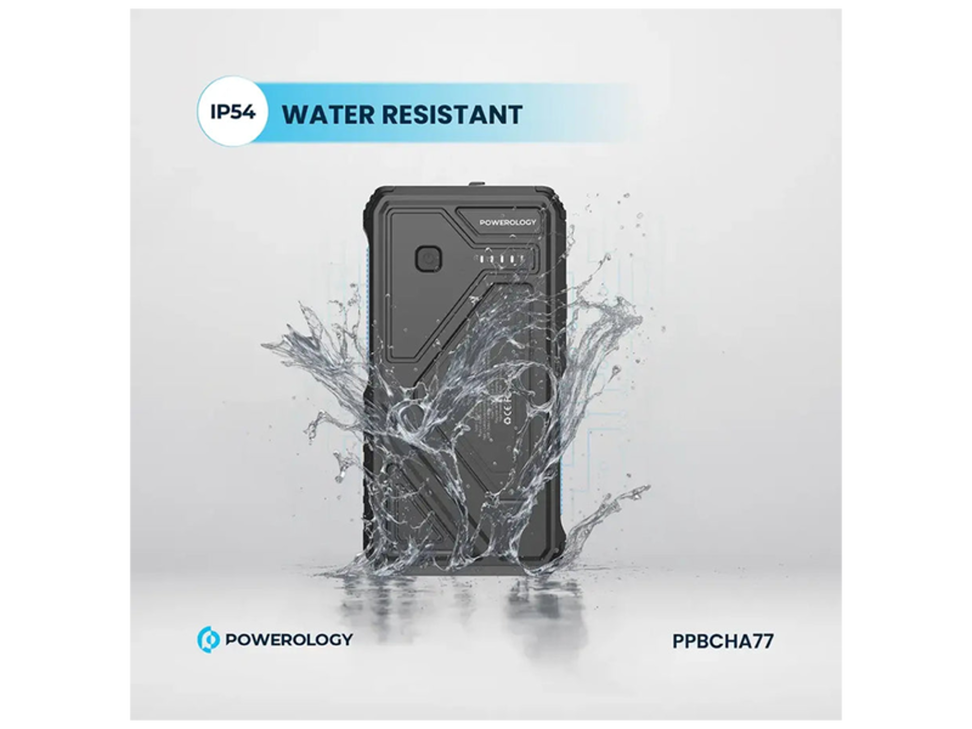 Powerology 27000mAh Solar Wireless Charging Power Bank - Best Prices