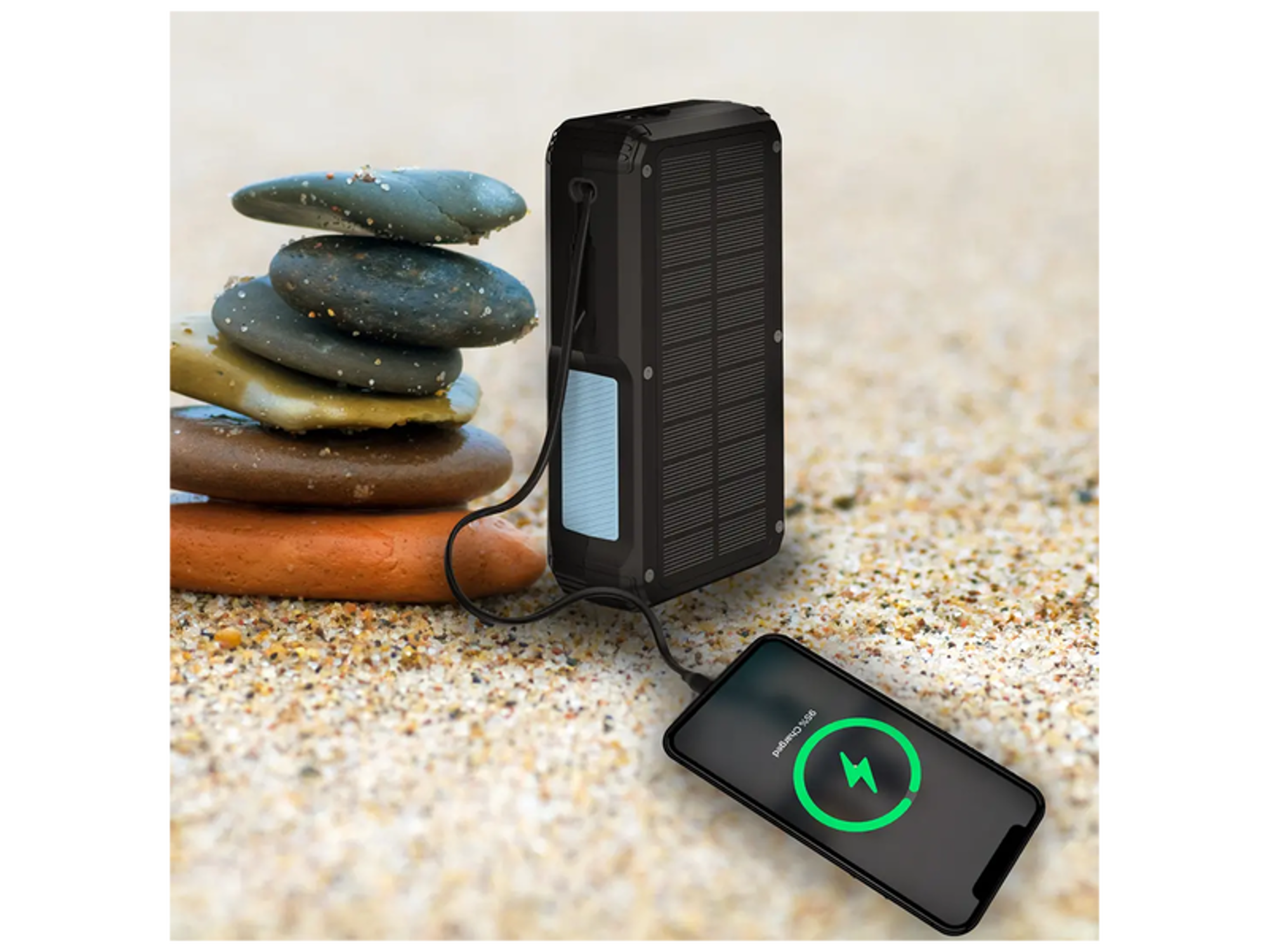 Powerology 27000mAh Solar Wireless Charging Power Bank - Best Prices