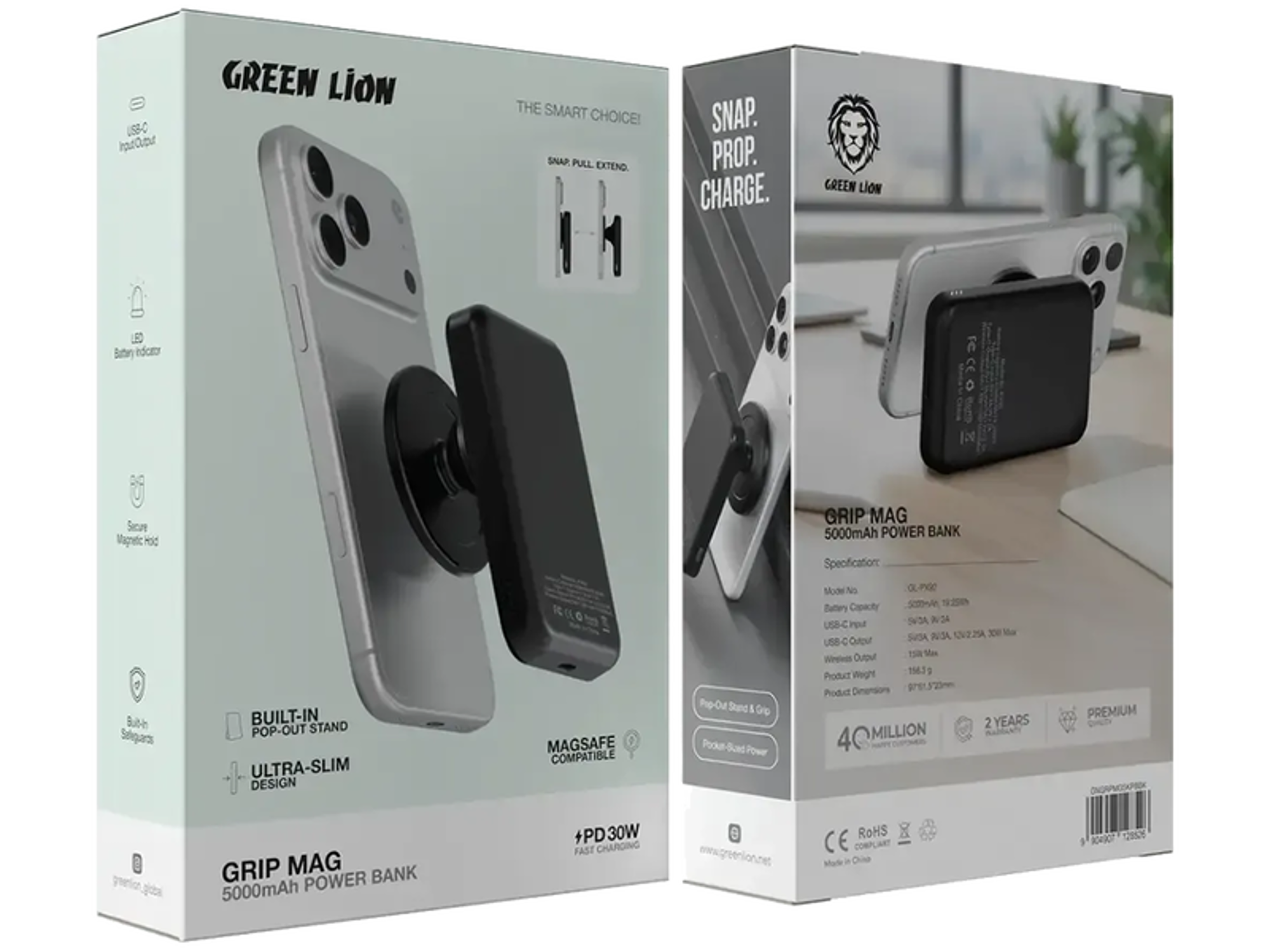 Green Lion Grip Mag Power Bank - Best Prices Green Lion Grip Mag Power Bank - Best Prices