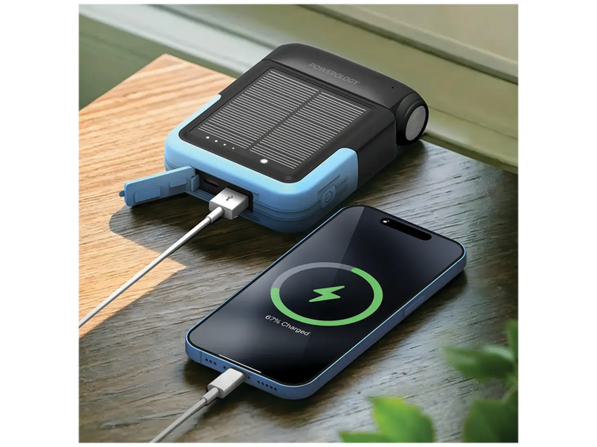 Powerology Sante 10000mAh Solar Power Bank - Best Prices