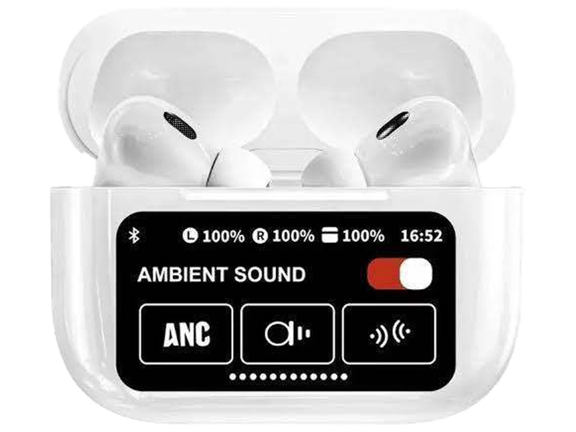 ANC / ENC Air Pods Pro TWS Headset with Touch Display - Best Prices ANC / ENC Air Pods Pro TWS Headset with Touch Display - Best Prices