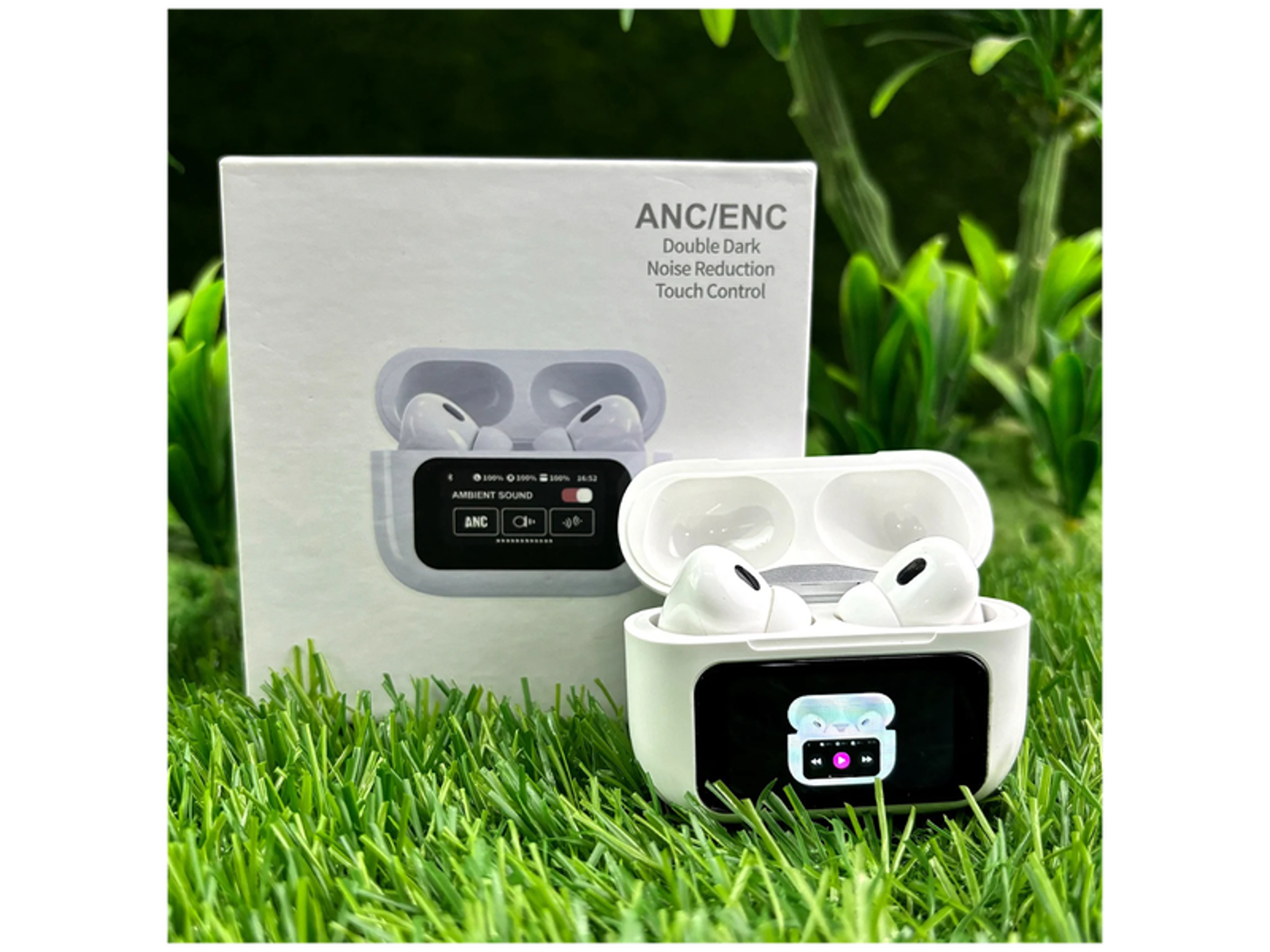 ANC / ENC Air Pods Pro TWS Headset with Touch Display - Best Prices ANC / ENC Air Pods Pro TWS Headset with Touch Display - Best Prices