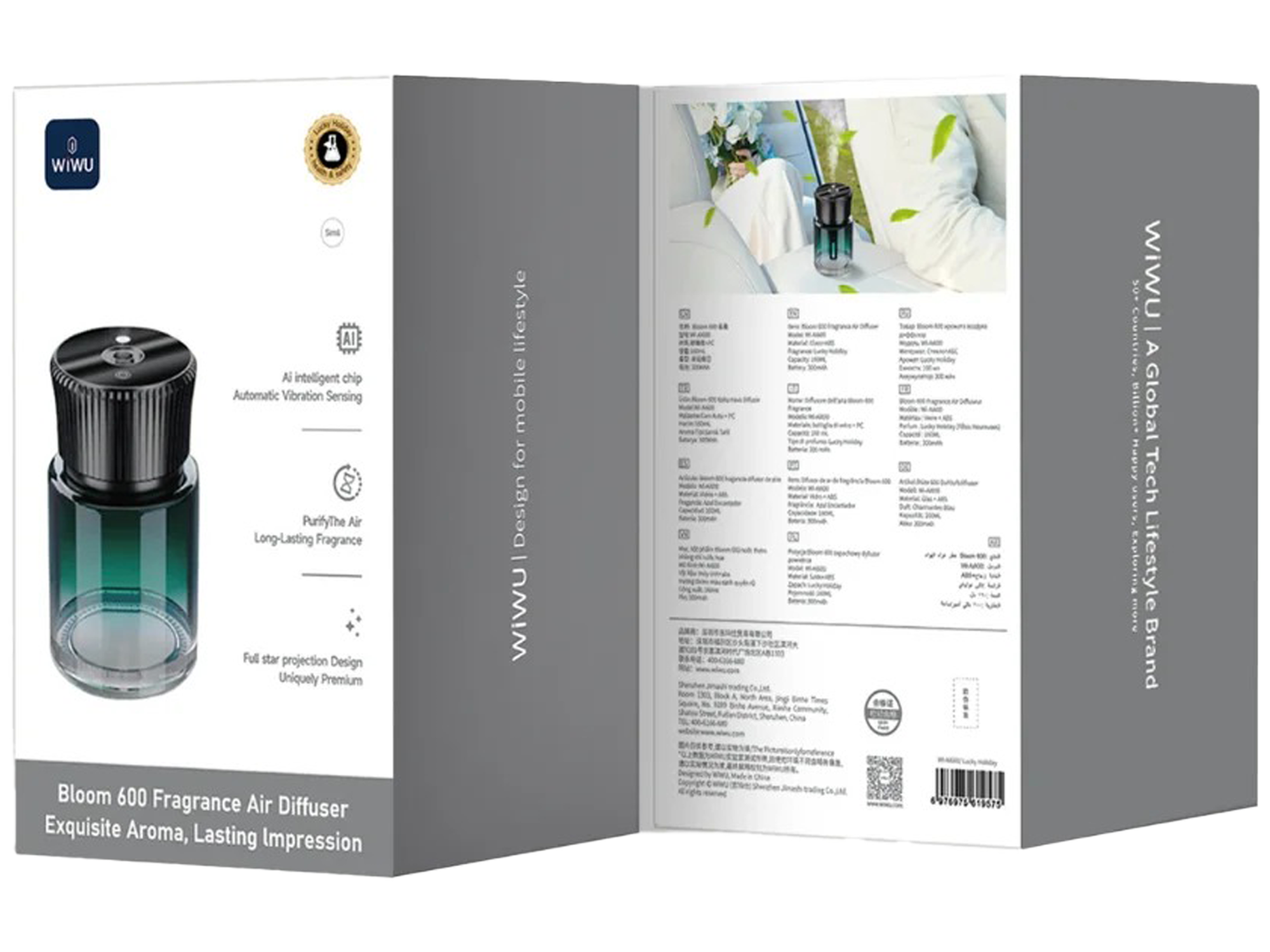 WiWU Bloom 600 Fragrance Air Diffuser - Best Prices
