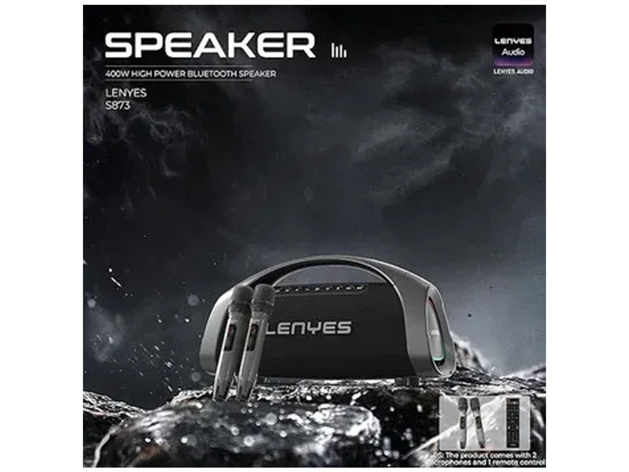 Lenyes S873 High Power Party Bluetooth Speaker - 400W Peak Power - Best Prices
