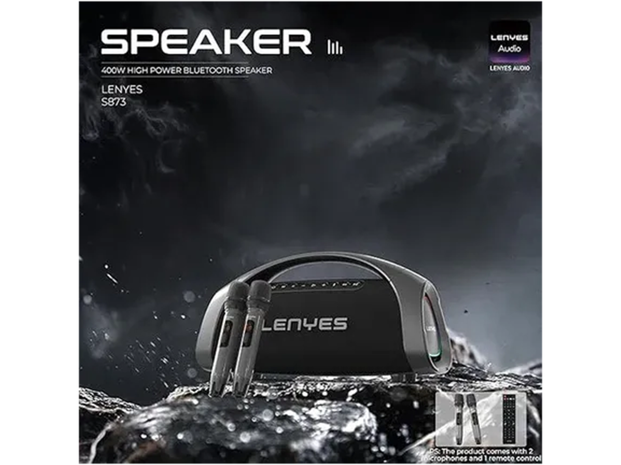 Lenyes S873 High Power Party Bluetooth Speaker - 400W Peak Power - Best Prices