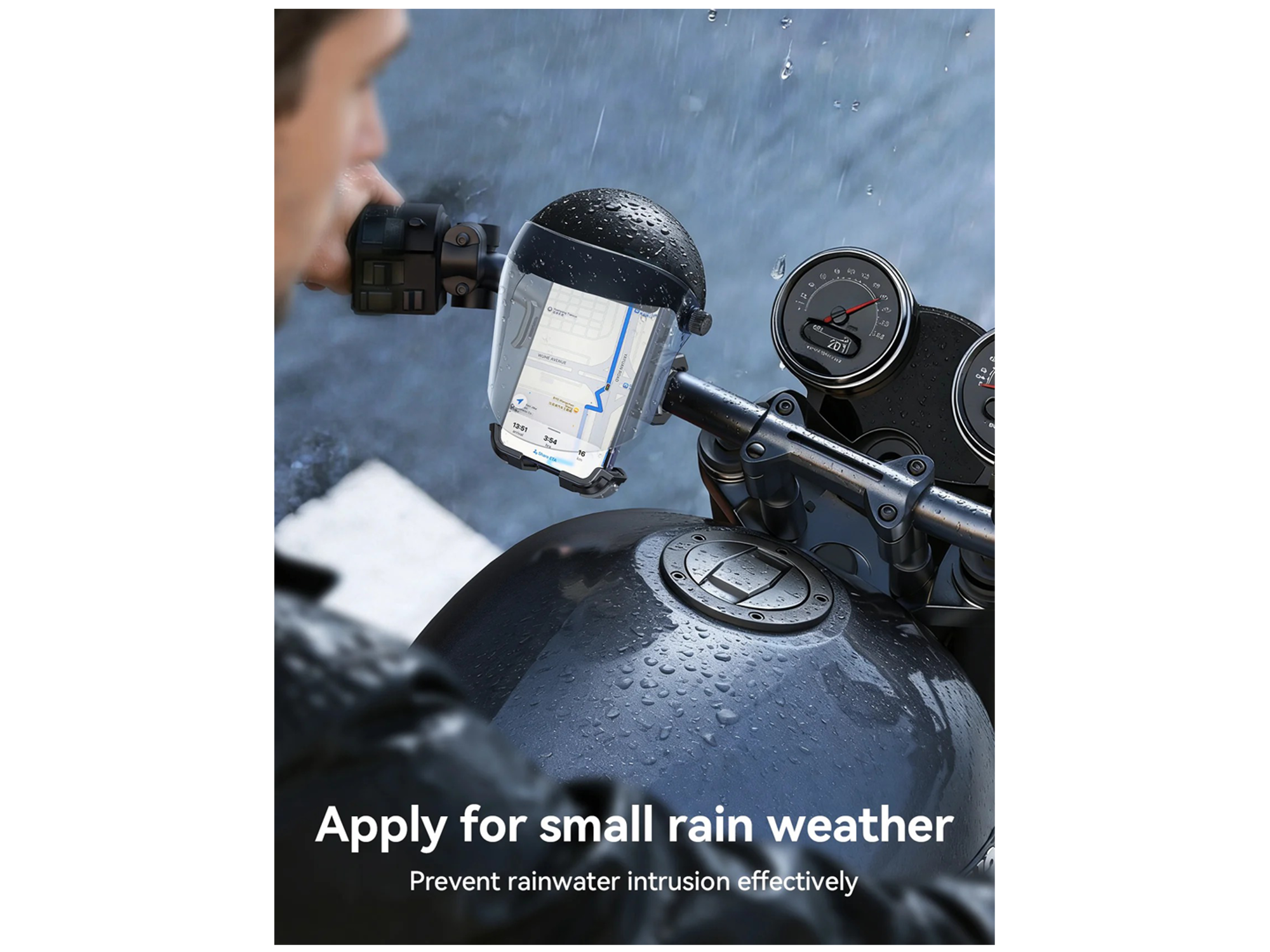 JOYROOM JR-ZS526 Sunshade Motorcycle Phone Mount - Best Prices JOYROOM JR-ZS526 Sunshade Motorcycle Phone Mount - Best Prices