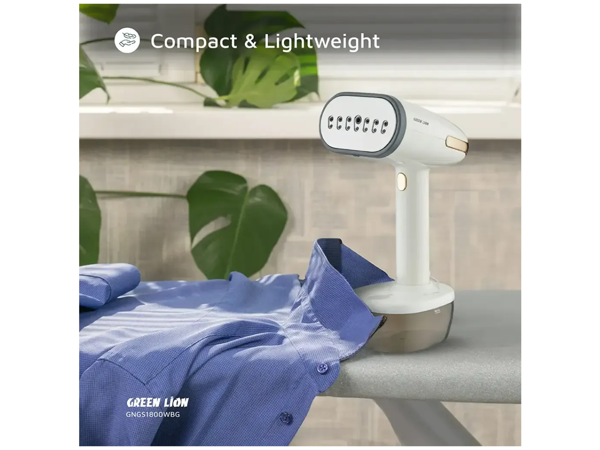 Green Lion Steam 1800W Garment Steamer - Best Prices