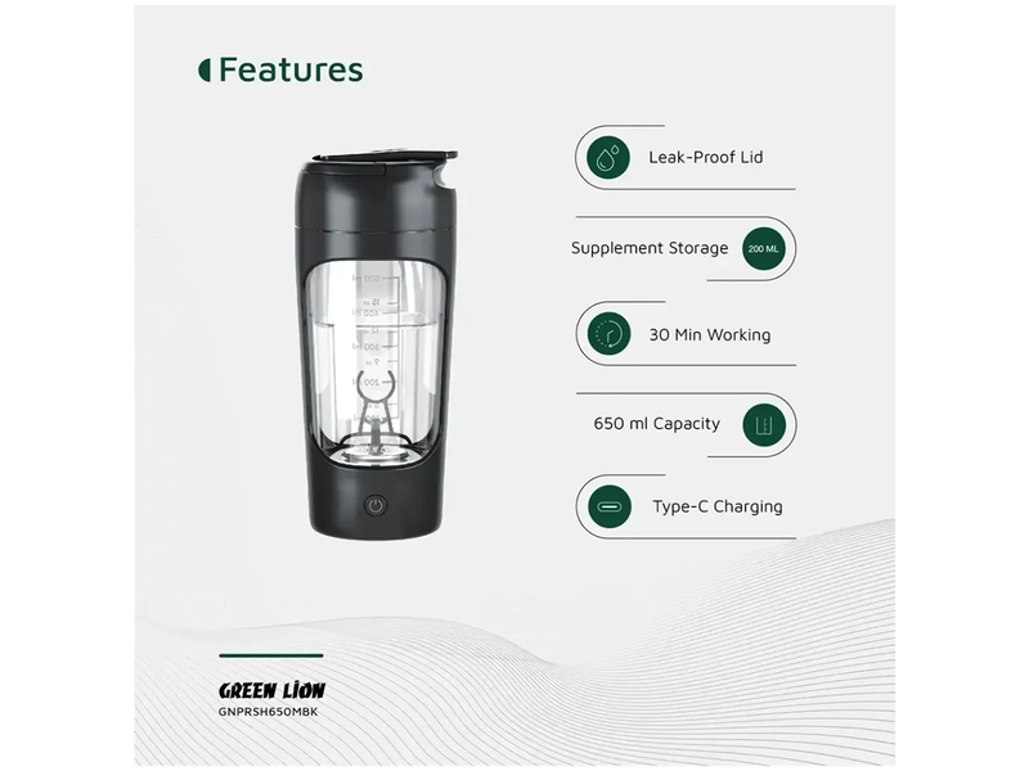 Green Lion Protein Mixer 650mL - Best Prices Green Lion Protein Mixer 650mL - Best Prices