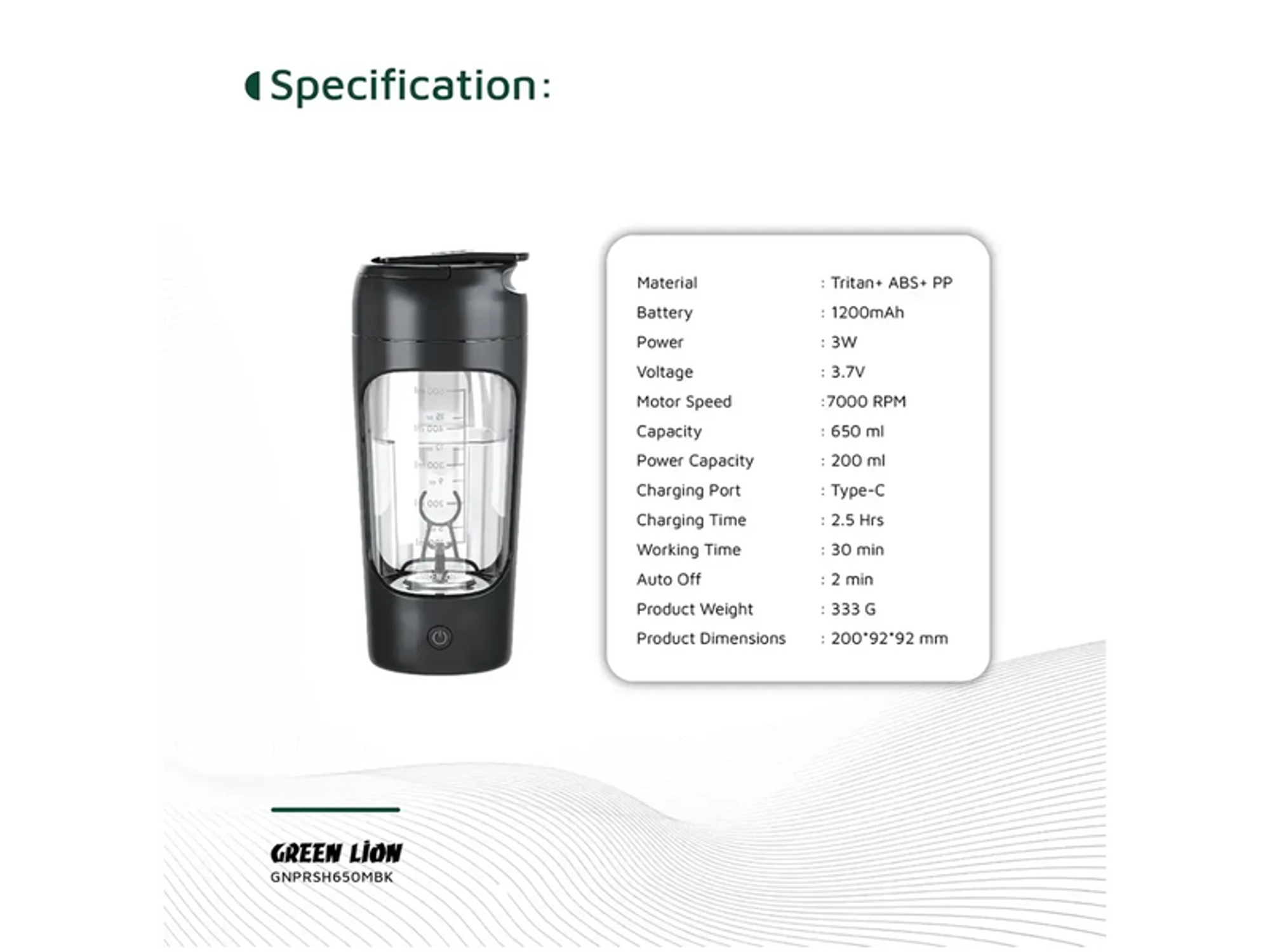 Green Lion Protein Mixer 650mL - Best Prices Green Lion Protein Mixer 650mL - Best Prices