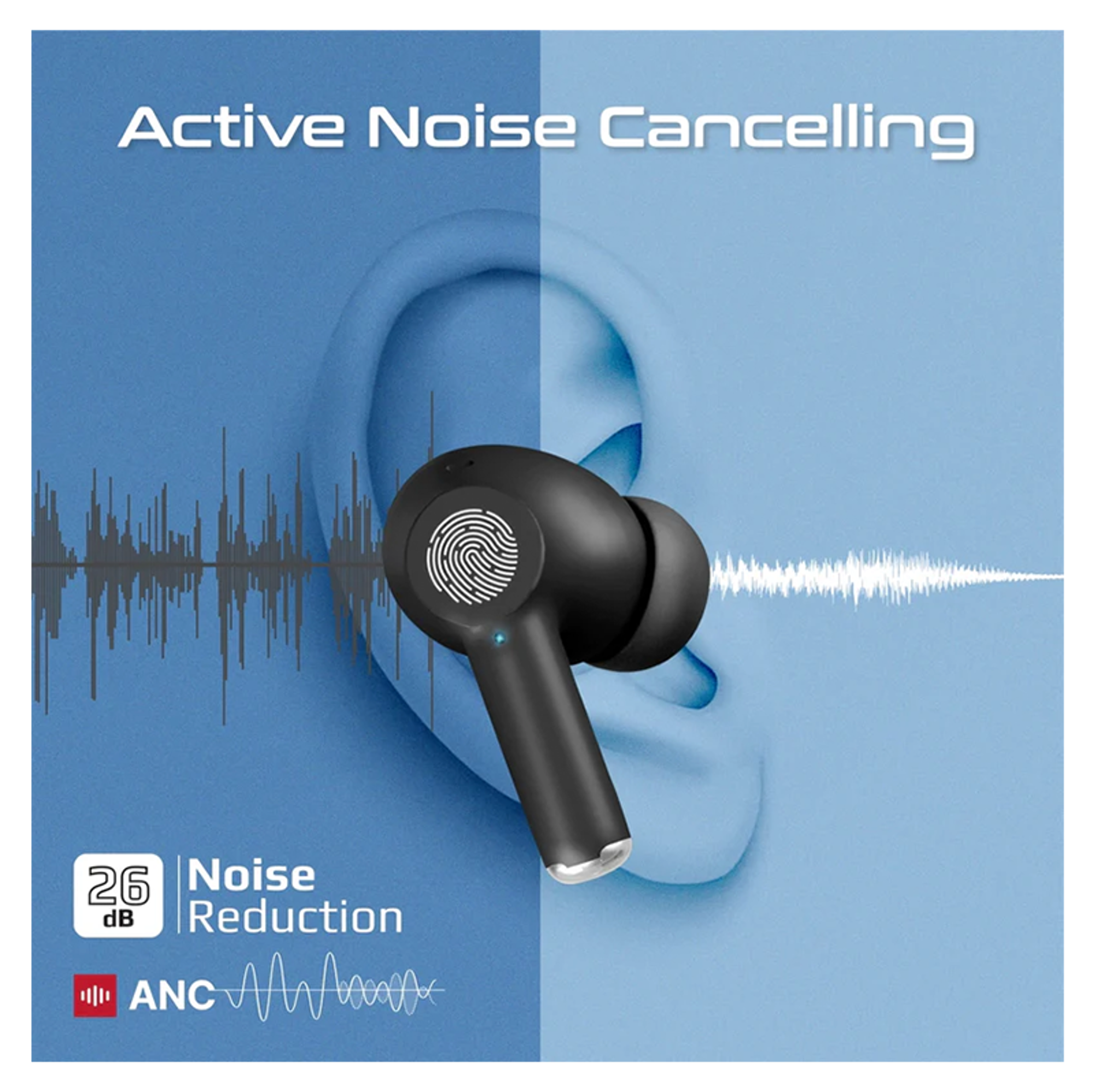 PROMATE High-Definition ANC TWS Earphones with IntelliTouch - Best Prices