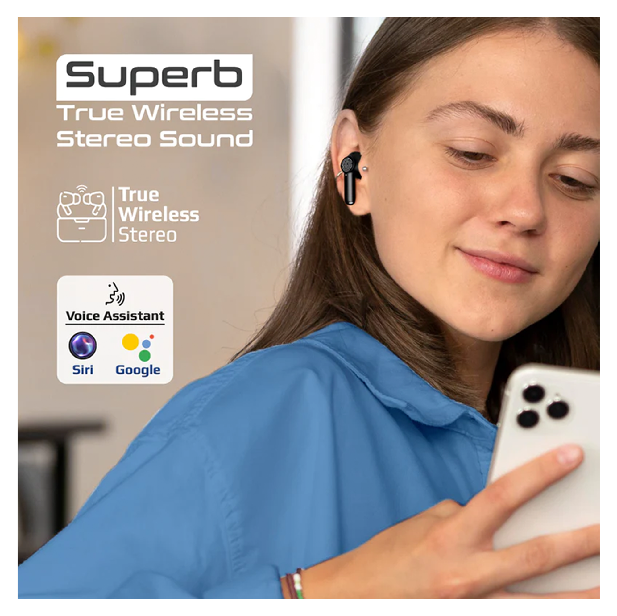 PROMATE High-Definition ANC TWS Earphones with IntelliTouch - Best Prices