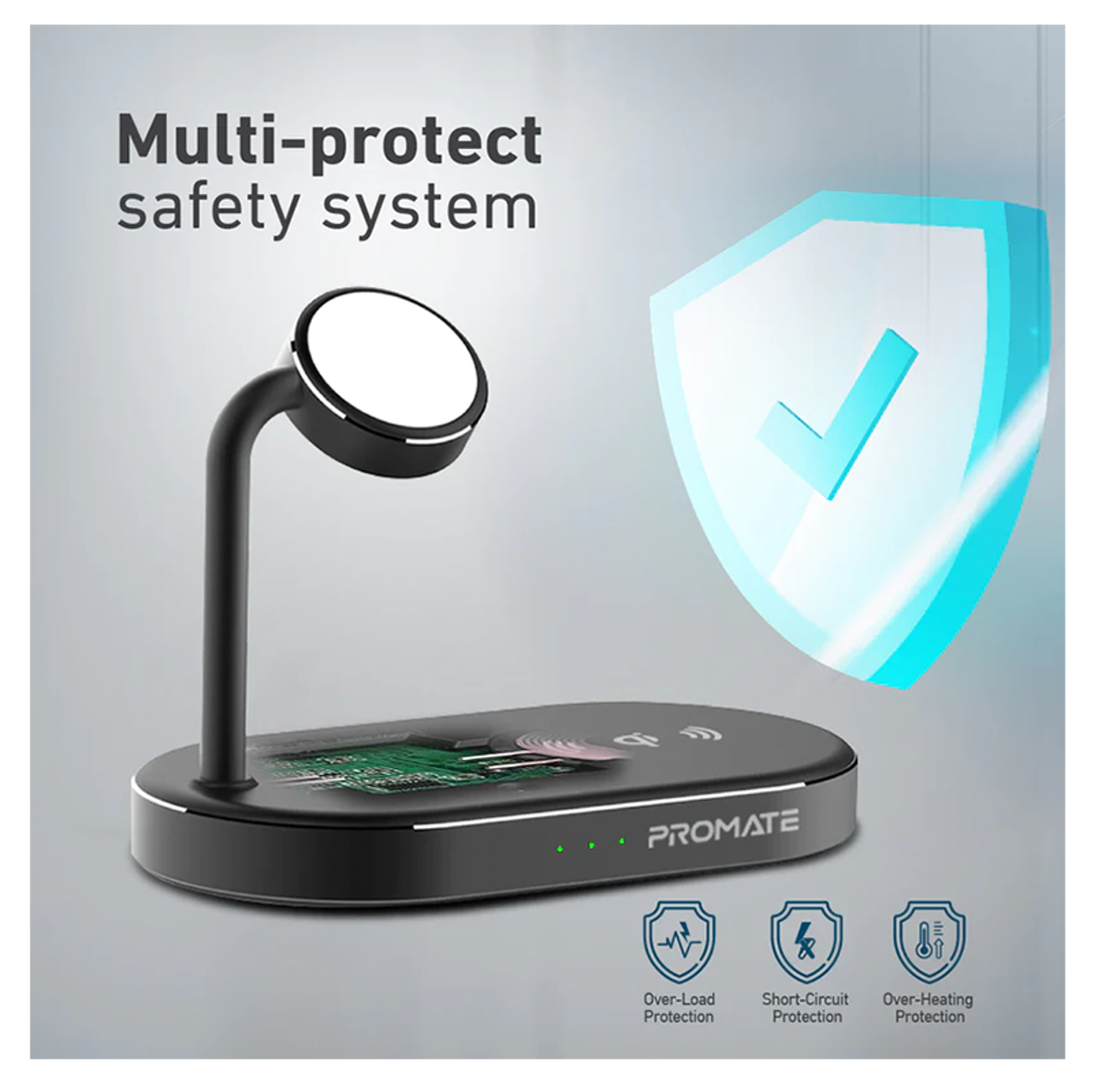 PROMATE Multi Device Wireless Charging Dock - Best Prices