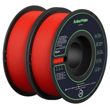 Anker AnkerMake PLA+ 3D Printing Filament - Red
