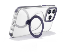 WiWU Geek 3 in 1 Bumper Cover for Apple iPhone 15 series - Purple