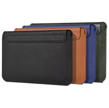 WiWU 14.2" Genuine Leather Laptop Sleeve - Blue
