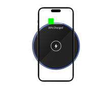 WiWU Wi-W012 Quantus Wireless Charger 15W - Black