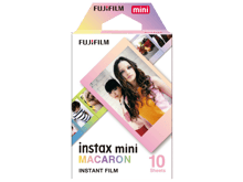 Fujifilm Instax Mini Colour Film with Border (10 Sheets) - Macaron