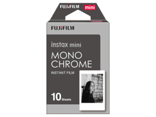 Fujifilm Instax Mini Colour Film with Border (10 Sheets) - Monochrome