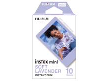 Fujifilm Instax Mini Colour Film with Border (10 Sheets) - Purple