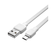 WiWU Wi-C003 Bravo Series USB-A to Type-C 27W Cable 1.2m - White