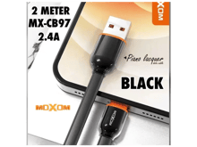 Moxom MX-CB97 Piano Lacquer Data Cable - Black