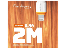 Moxom MX-CB97 Piano Lacquer Data Cable - White