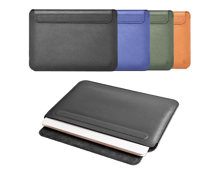 WiWU 12'' Genuine Leather Laptop Sleeve - Green