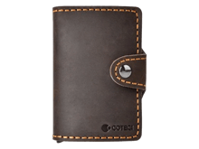 COTECi Luxury Series Anti-Theft Swipe Card Case - Coffee