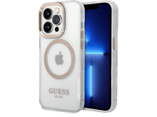 Guess Magsafe Transparent Outline iPhone 14 Pro Max - Gold