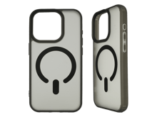 iPhone Series Matte Clear Case - Black