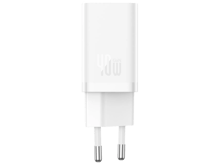 OS-Baseus GaN5 Pro Fast Charger C+C 40W EU - White