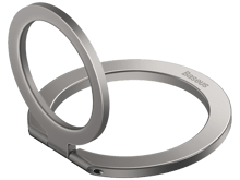 Baseus Halo Series Foldable Metal Ring Stand (Single-ring) - Silver
