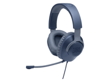 JBL Quantum 100M2 Wired Over-Ear Gaming Headset - Blue