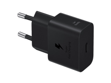 سامسونج محول USB-C ثنائي الدبابيس بقدرة 25 واط بتقنية الشحن السريع PD - أسود