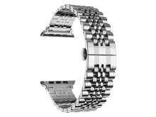 COTECi W27 Zhuo yue Stainless Steel  APPLE WATCH BAND - Silver