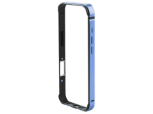 Coteci Aluminum Metal Bumper Frame Case for iPhone 16 - Blue