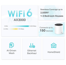 TP-Link Deco X55 | AX3000 Superior Mesh Wi-Fi Mesh Systems - Best Prices