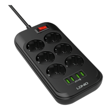 LDNIO SE6403 6 Port + 4 USB Power Socket - Best Prices