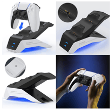تشويتيك محطة شحن لذراع تحكم PS5 مع محول - أفضل سعر
