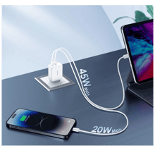 Choetech 65W 2-Port PD GaN Tech USB C Fast Charging Adapter - Best Prices