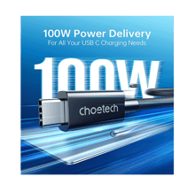 Choetech A3010 100W Type-C Thunderbolt 4 Cable 0.8m - Best Prices