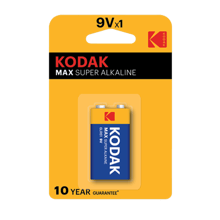 Kodak Max Super Alkaline 9V Batteries Pack of 1 - Best Prices