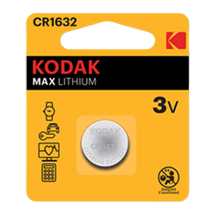 Kodak 1632 Lithium Button Cell Batteries Pack Of 2 - Best Prices