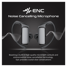 PROMATE SportFit™ High Definition ENC TWS Wireless Earbuds with IntelliTouch - Best Prices